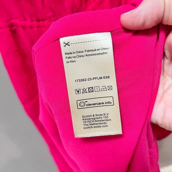 NEW Scotch & Soda Womens One Shoulder Bow Dress- Size 38 (US M) - Picture 7 of 8